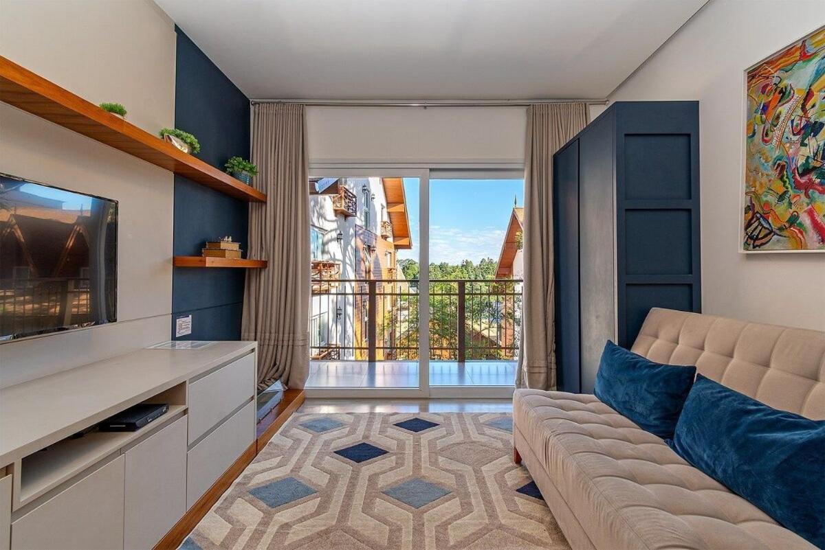 Apartmán Rosa Edificio Casa De Pedra Gramado Pokoj fotografie